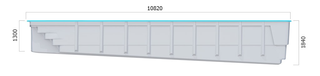 Вид сбоку Ксабия