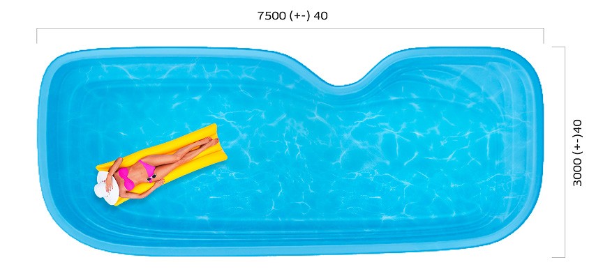 Вид сверху Флери