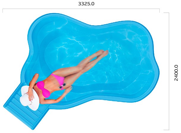 Вид сверху Вoклюз с водопадом